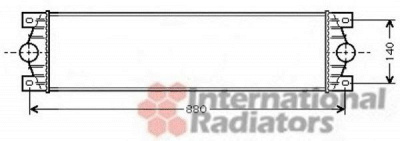 VAN WEZEL 43004359 -  Интеркулер
